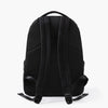 Black waterproof anti-theft laptop backpack shown from the back