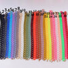 A display of colorful acrylic link chains, numbered 1 through 30, arranged in a row.