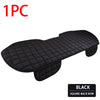 One piece black square-back row car seat cover for vehicle protection