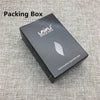 A black packaging box for a fashionable cigarette case with the LAIFU Since 2002 logo printed on it.
