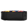 Sac à lunch noir à main avec doublure à motif crâne coloré pour enfants