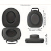 Black durable EVA hard shell hat case shown in various forms including an open lid, a closed bag, and a flat storage case.