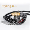 Black Styling B-1 alloy wheel hub brake disc rearview mirror pendant.
