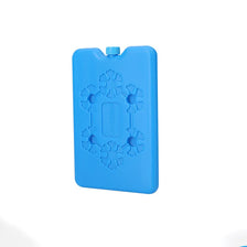 A blue reusable gel ice pack set for lunch boxes and coolers.