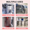Various methods for accessing facilities including bus card tap, access card swipe, and entry door access card.