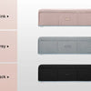Three protective covers for a Cricut Maker, shown in pink, grey, and black.