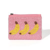 Boho Beaded Coin Purse with Coconut Tree Design