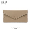 Beige minimalistiges PU-Leder-Münzwallet mit gefalteter Klappdesign.