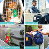 Images showing pet bags, a business trip, checked luggage, and outdoor travel with a backpack.