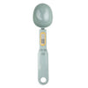 A light gray precision digital kitchen scale with a round weighing bowl and a digital display.