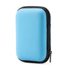 A light blue, durable PU hard case designed for protecting portable SSDs.