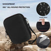 Black shockproof portable hard case for handheld consoles featuring 360 degree protection and anti-scratch features