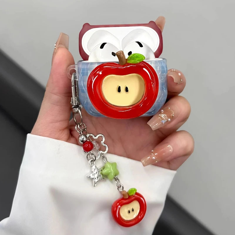 Cute Fruit Design Earphone Case for Wireless Headphones