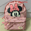 Mochila de pato de Minnie Mouse rosa con bolsillo frontal