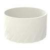 A white silicone boot sleeve designed to fit water bottles.