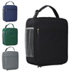 Schwarze isolierte Lunchtasche mit Netzfächer und verschiedenen Farboptionen
