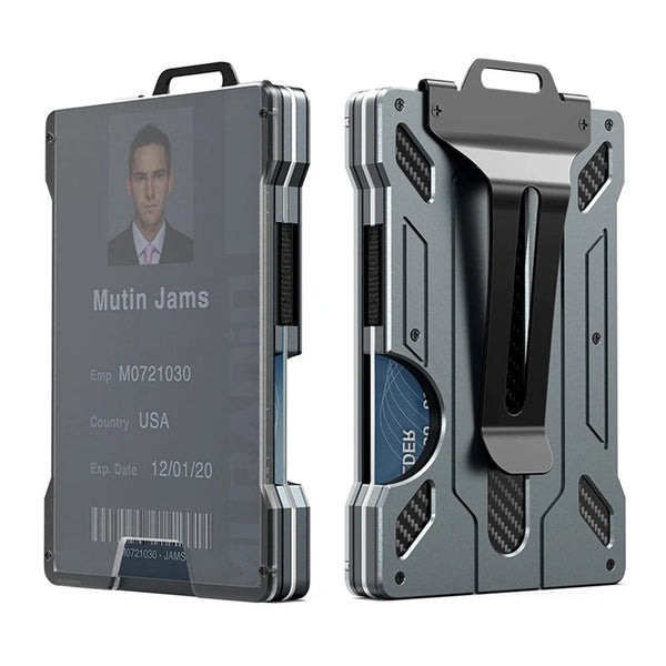 Slim Aluminum Metal ID Card Wallet