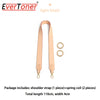 Light khaki EverToner adjustable wide shoulder strap and spring coil set for bags