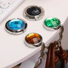 Round Acrylic Foldable Hook for Bags and Keys