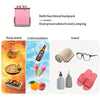 Pink multi-functional backpack designed for heat preservation, travel, and camping.