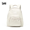 A beige Lee daypack with a tablet compartment is shown against a white background.