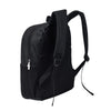 Black cartoon print backpack for kids with a shoulder strap