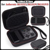 Black portable hard case for Anbernic RG35XX/RG353V handheld consoles and accessories