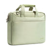 A light sage green premium laptop sleeve designed for Mac and PC.