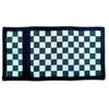 Fold Over Checkered Print Wallet