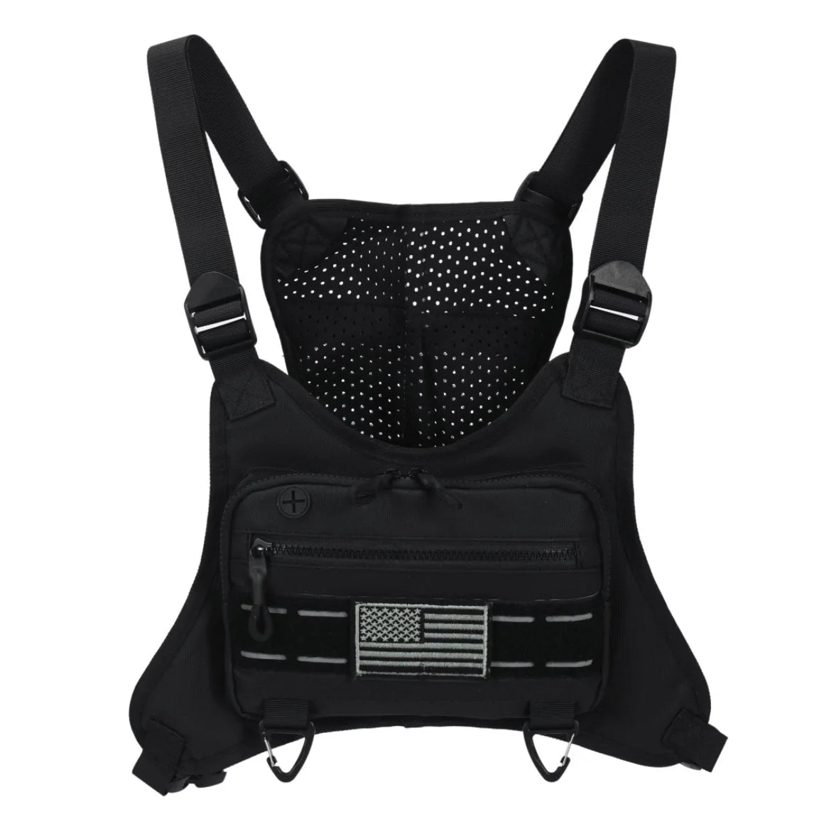 Sac de sport noir polyvalent pour activités de plein air