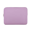 A soft lavender laptop sleeve or protective case.
