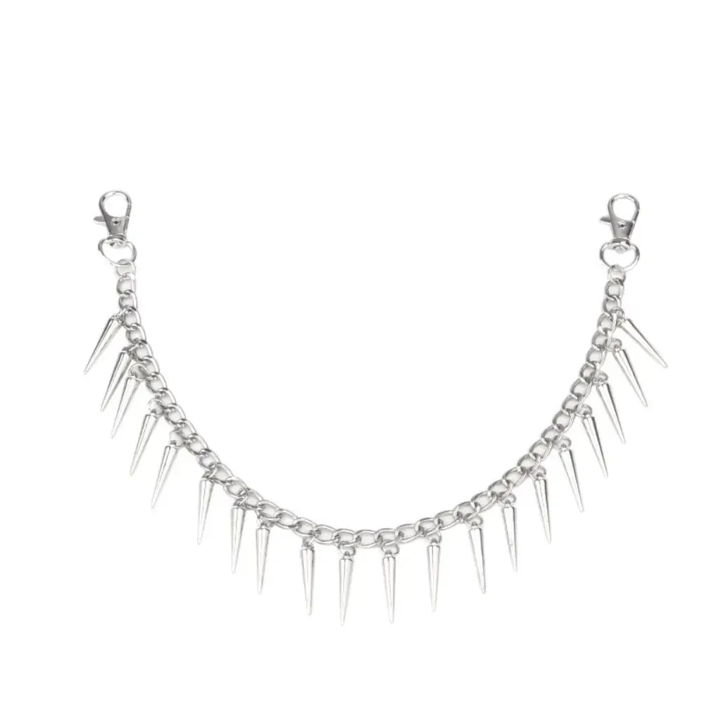 Silver metal purse chain strap for crossbody bags