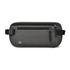Bolsa delgada gris oscuro para bloquear RFID con compartimento y correa