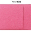 A bright rose red laptop sleeve designed for protection and carrying.