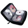 Black storage wallet case containing multiple discs labeled ASP.NET 2.0 and JavaScript.