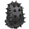 حقيبة ظهر سوداء للجنسين بنمط مسامير (rivets).