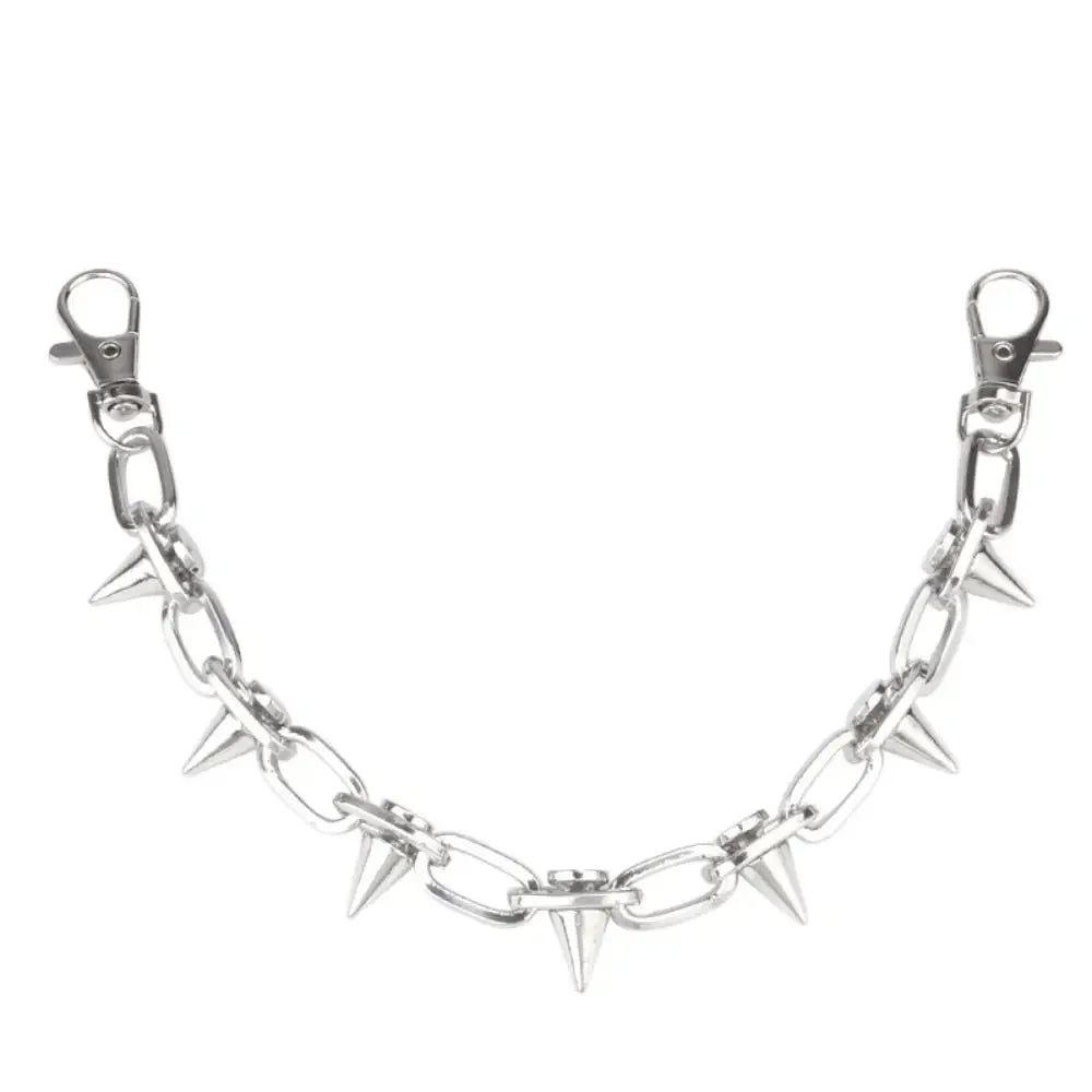 Silver metal purse chain strap for crossbody bags