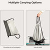 Multiple carrying options for packing cubes including a backpack and hand-held version