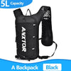 A black ANXTOR 5L capacity hydration backpack shown from the back.