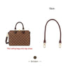 Brown genuine Vachetta leather bag strap for shoulder bags, measuring 70cm.