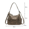 Luxury PU Leather Crossbody Hobo Bag
