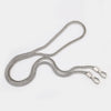 Silver metal bag chain strap replacement for handbags