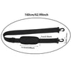 Black adjustable nylon shoulder strap measuring 160cm long and 17.5cm wide