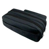Black double-layered flip pen case designed for school and gifts