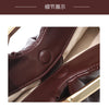 Close-up view of a dark brown soft PU leather crossbody bag showing the texture and stitching.