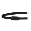 Black adjustable nylon shoulder strap designed for bags and briefcases