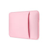 Funda compacta rosa para laptop de 11 a 17 pulgadas.