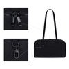 Leopard Print Nylon Shoulder Tote Bag
