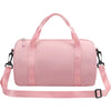 Rosa, leichtes Nylon-Mini-Fitnesstasche mit gepolstertem Trageriem.