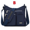 Marine wasserdichte Nylon-Crossbody-Tasche mit Reißverschluss und verstellbare Tragegurt
